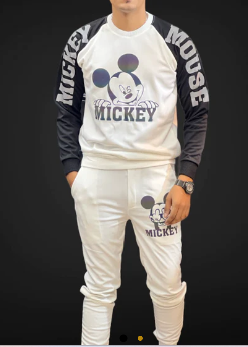Micky Emoji Reflector Full Track Suit - Combo