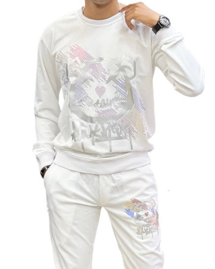 MC Stan Full Track Suit - Combo - White – revolvefashion07