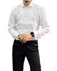 Tuxedo Shirt - White - revolvefashion07