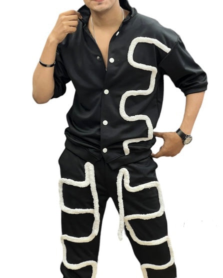 MC Stan Full Track Suit - Combo - Black - revolvefashion07