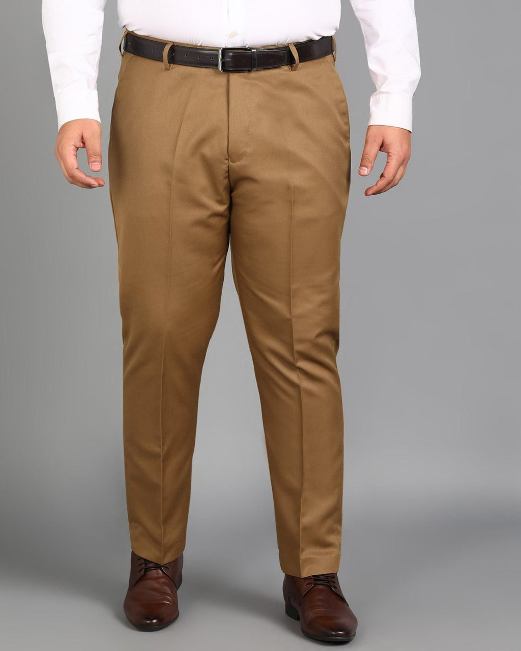 Buy Men Blue Solid Slim Fit Formal Trousers Online - 760118 | Peter England