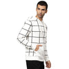Campus Sutra Cotton Checkered Full Sleeves Regular Fit Hoodie