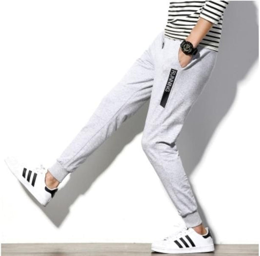 Cotton Blend Solid Track Pant