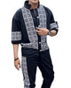 Updated New Jakad Fabric Full Track Suit - Combo - Black - revolvefashion07